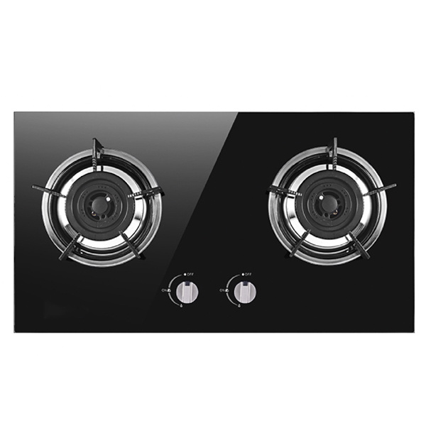 Cooktop glass panel