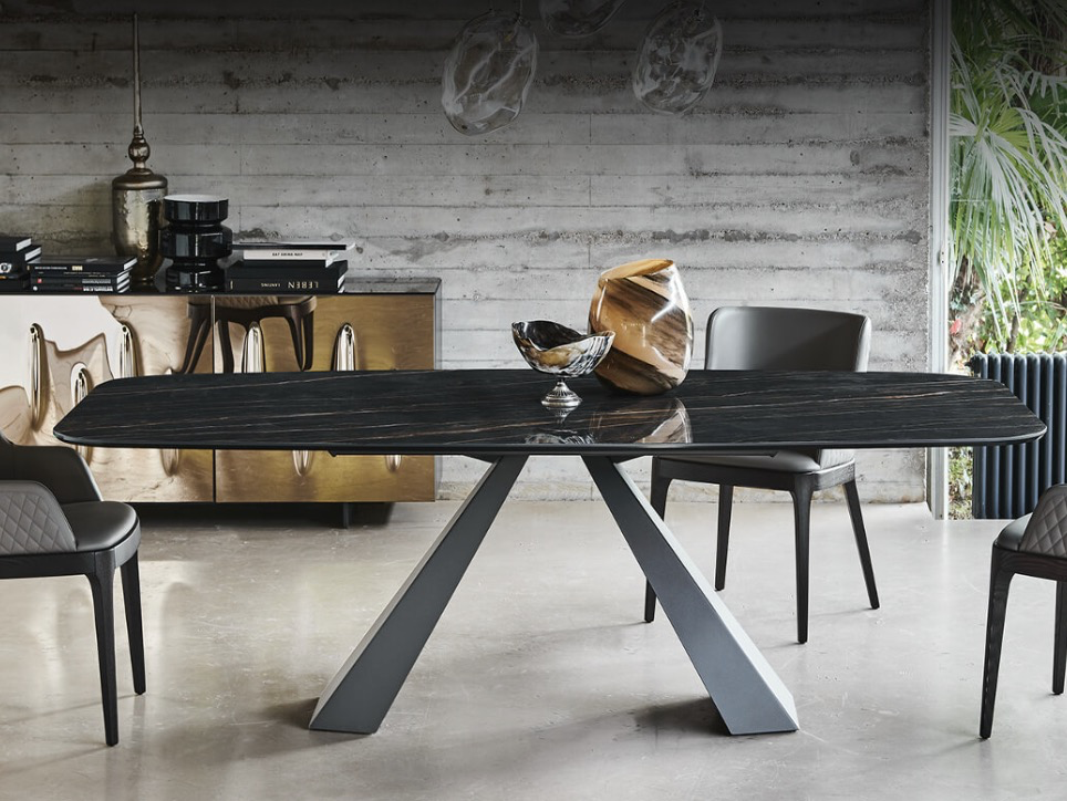 sintered stone dining table
