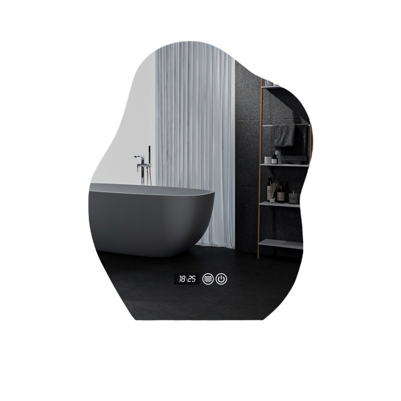 Cloud shaped mirror LED anti-fog light wall hanging bathroom mirror Bathroom mirror Makeup mirror Smart mirror