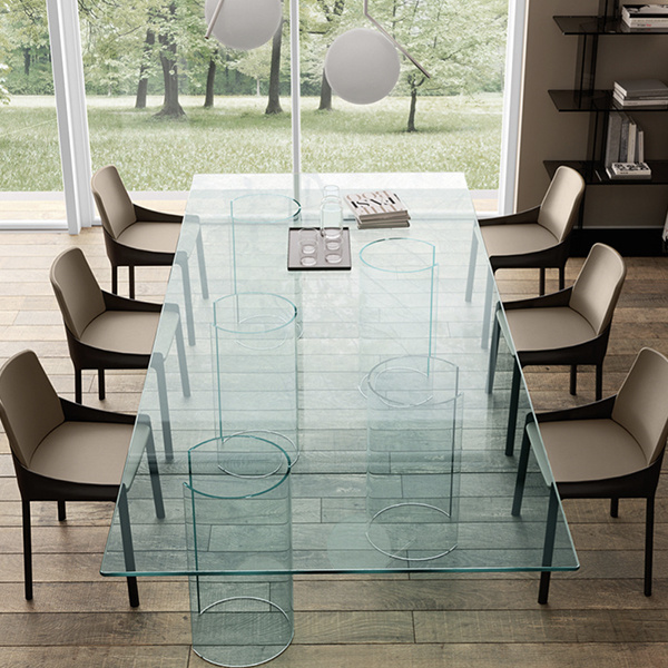 Glass table tops
