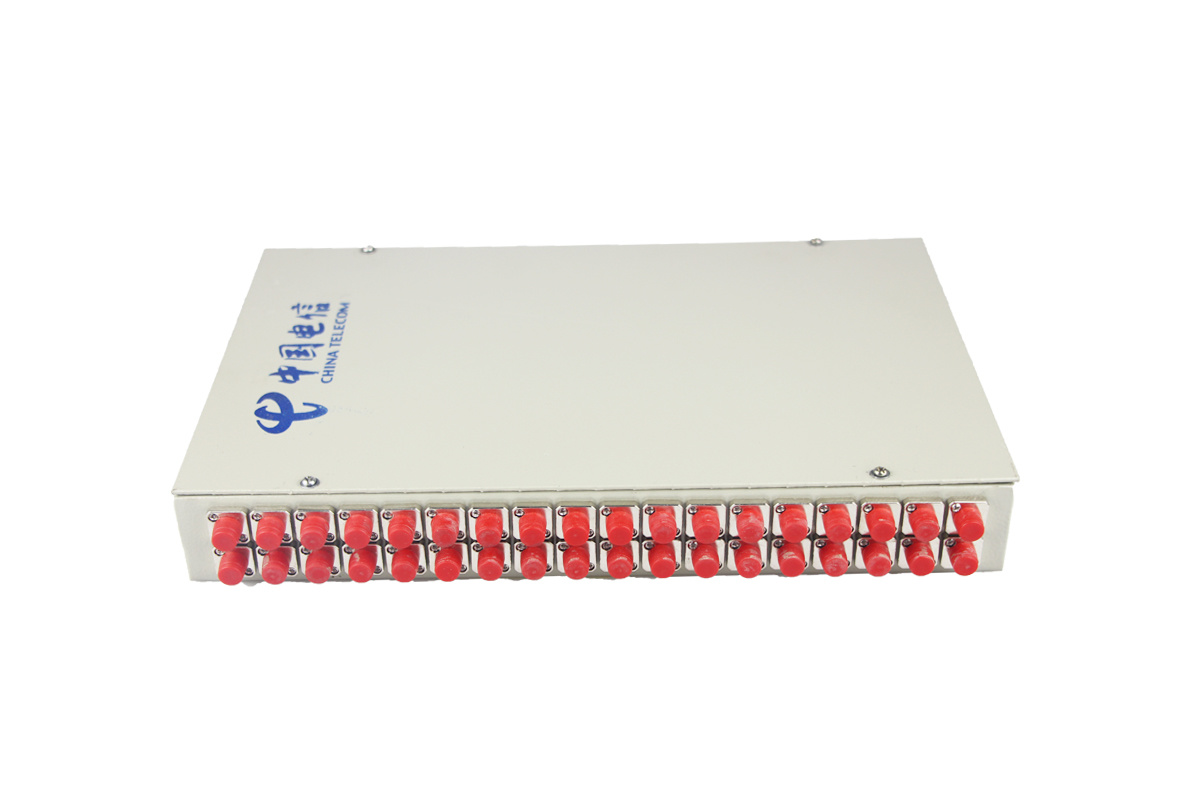 Fiber optic terminal box with 36 cores