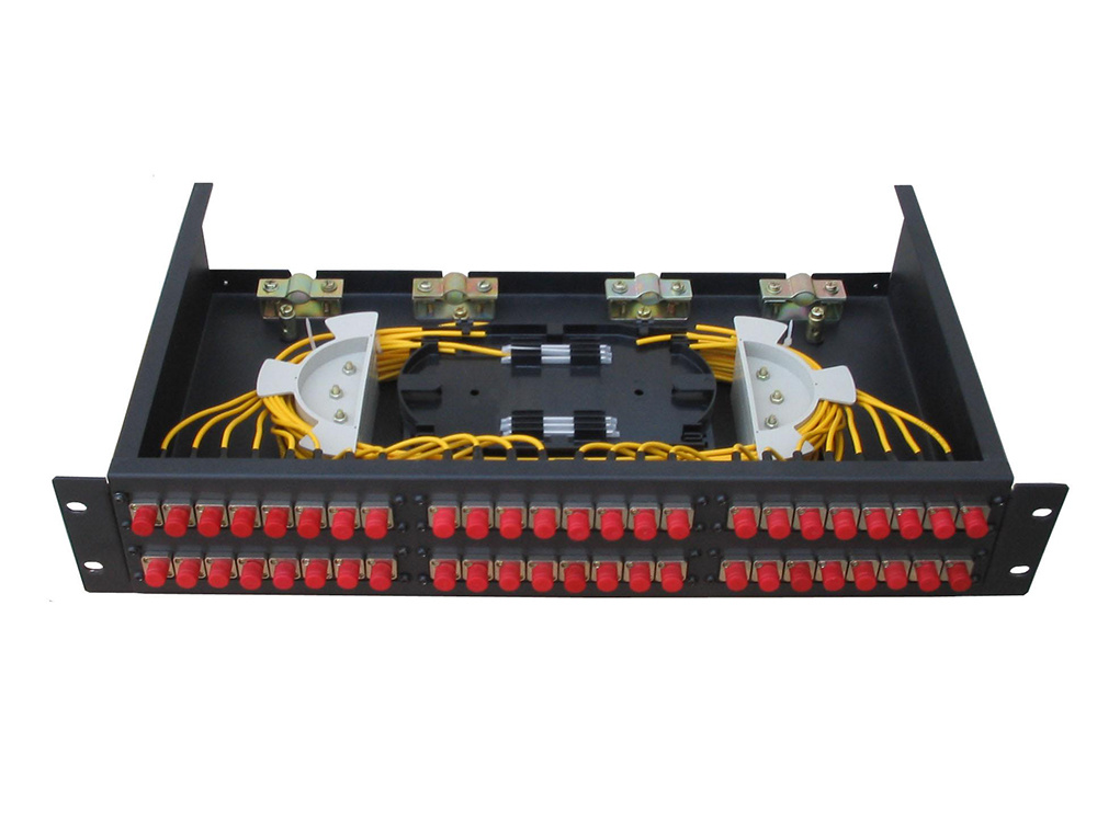 48 core tray type optical cable terminal box (19 inch installation)