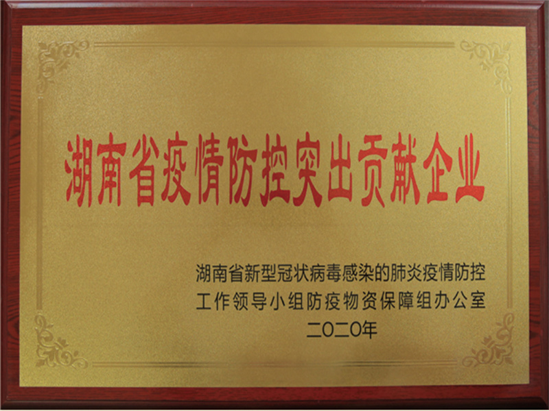 Enterprises making outstanding contributions to epidemic prevention and control in hunan province