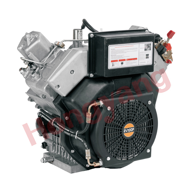 KD2V100FE Dual Cylinder Air Cooled Diesel Engine