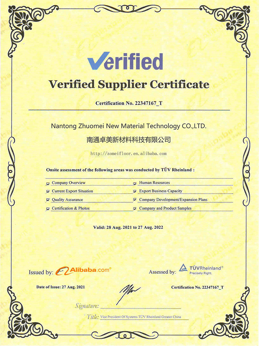 TUV Certification TUV Certification