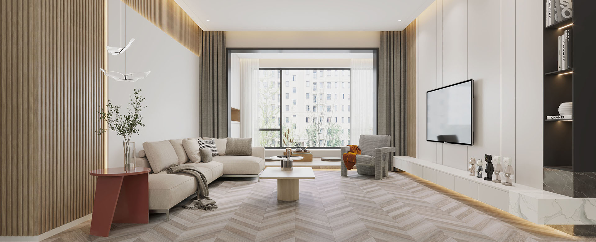 Leading Fishbone Floor