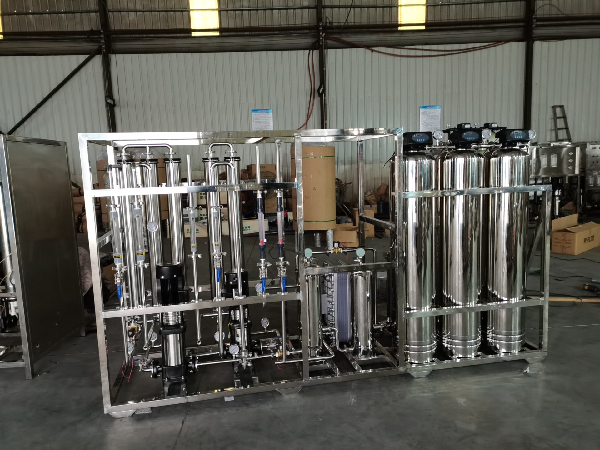 2000LPH RO + EDI PURE Water System