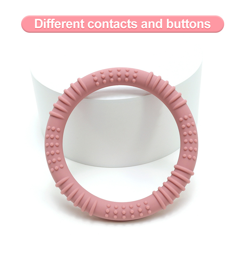 Bpa free kid soft sensory teether toys silicone baby teethers silicone ...