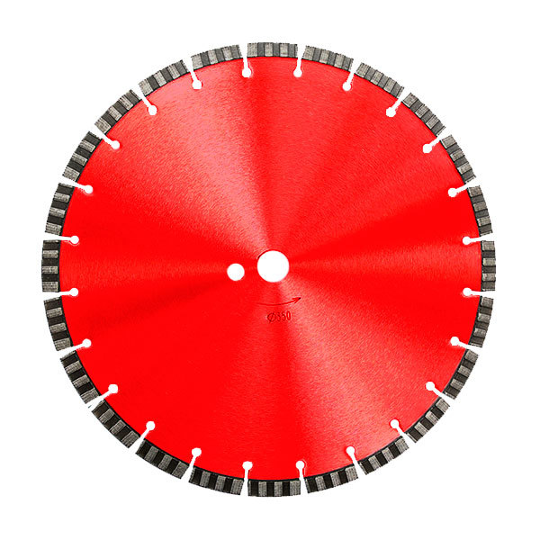 Even distribution/Line up laser welded diamond cutting disc 12mm