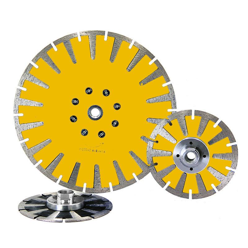 125mm 230mm Sintered concrete cutting disc with deep protect teeth