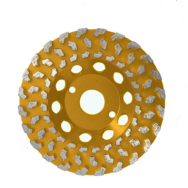 5-7 inch small segment diamond grinding cup wheels