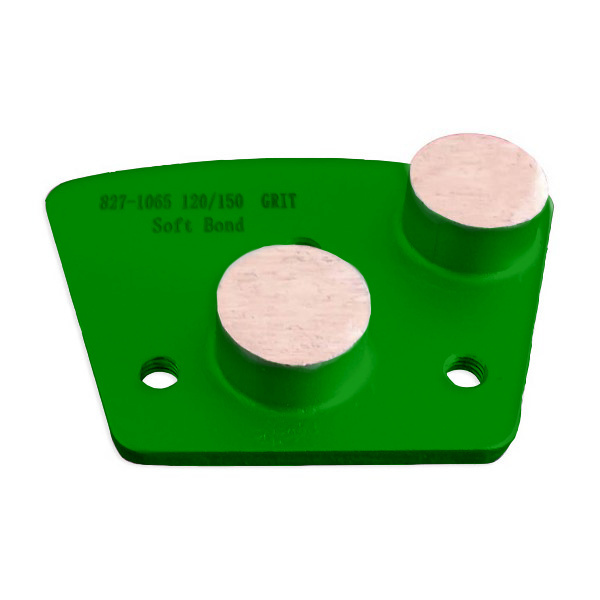 Round segment diamond floor grinding shoes