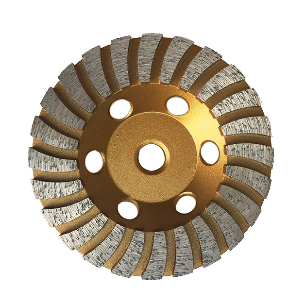 4-5 inch turbo type diamond grinding cup wheels