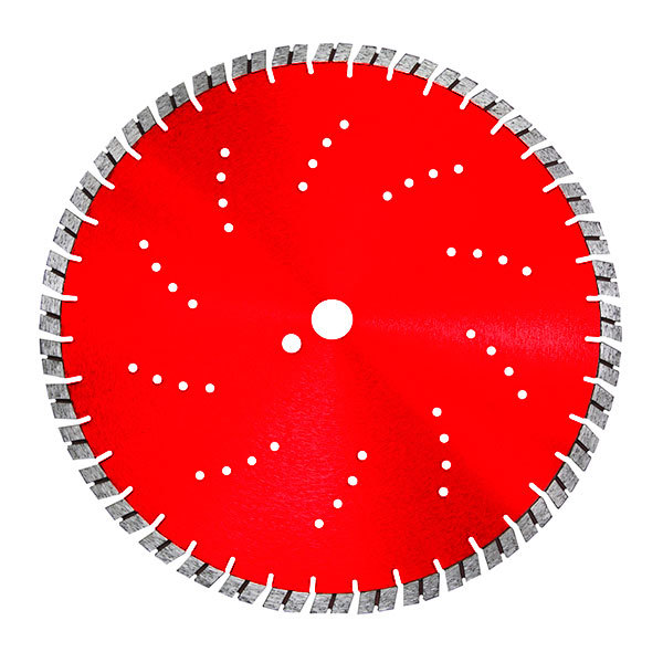 300-500mm Laser welded diamond cutting disc for concete and granite dry cutting