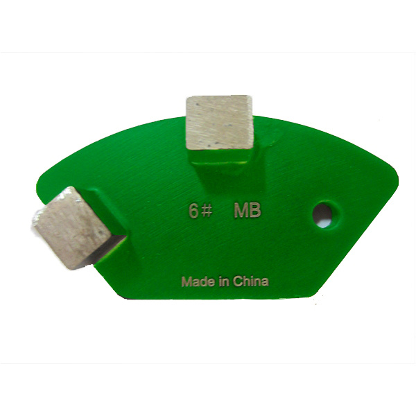 Small segment diamond floor grinding shoes