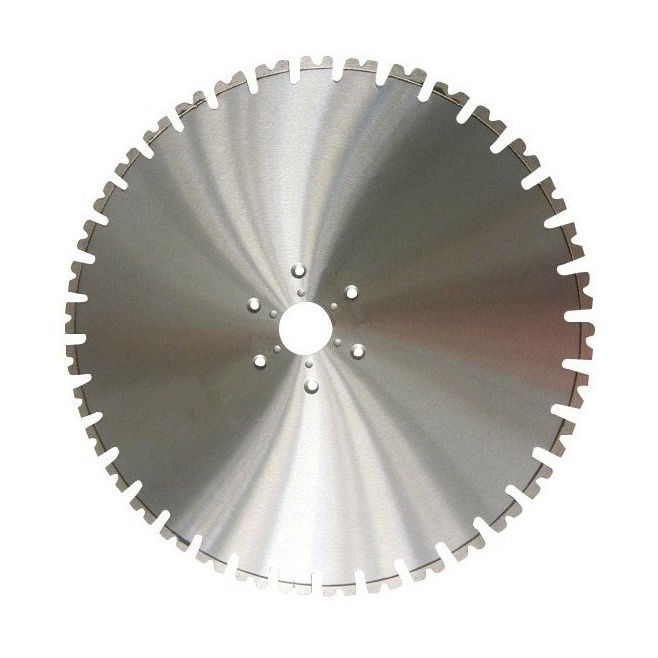 600mm Laser welded diamond saw blade for wall V segment