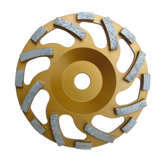 4-7 inch golden diamond grinding cup wheels