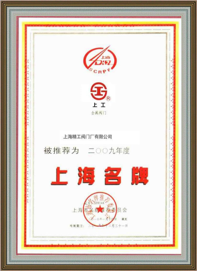 09年度上海名牌
