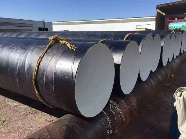 Internal and external anti-corrosion steel pipes