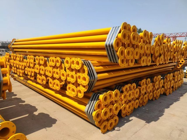 Plastic coated anti-corrosion steel pipe