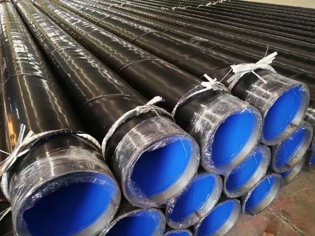 External PE and internal epoxy anti-corrosion