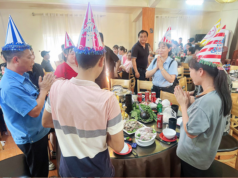 Foci monthly employee birthday party