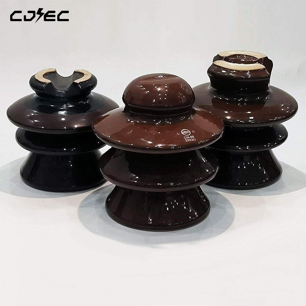 11kV high voltage P-11-Y pin type Ceramic isolators with spindle