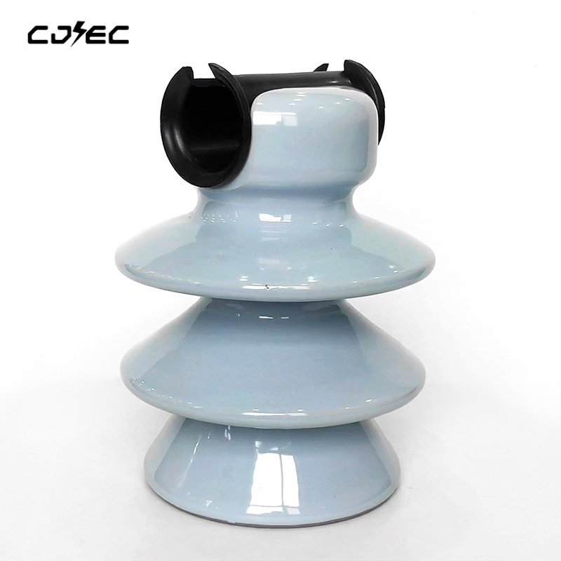 ShF-20G1 Porcelain pin insulators/SDI37 Ceramic Pin Isolators with Stringing Sleeve