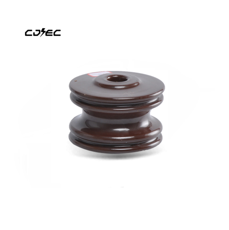 ANSI 53-4 electric insulator Spool porcelain insulators