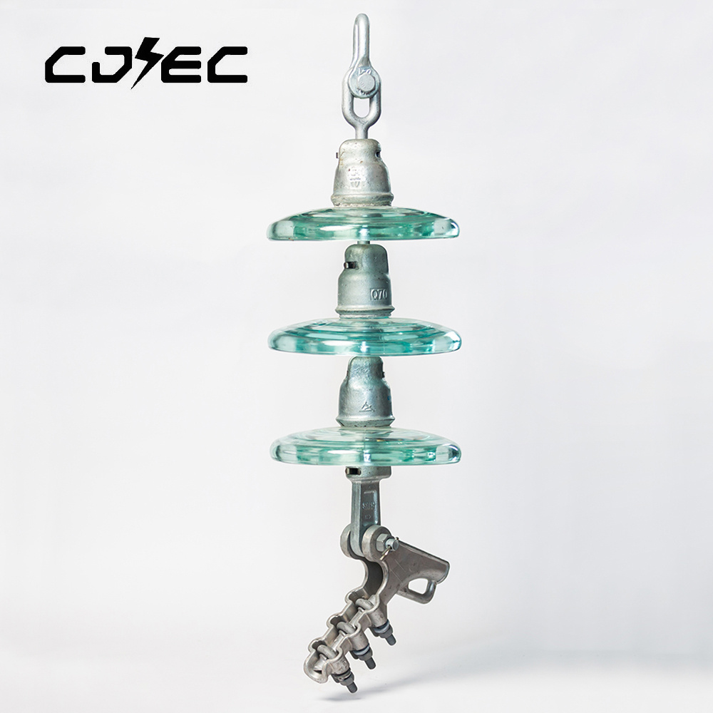 U120BL 33kV 120kN normal type glass isolators