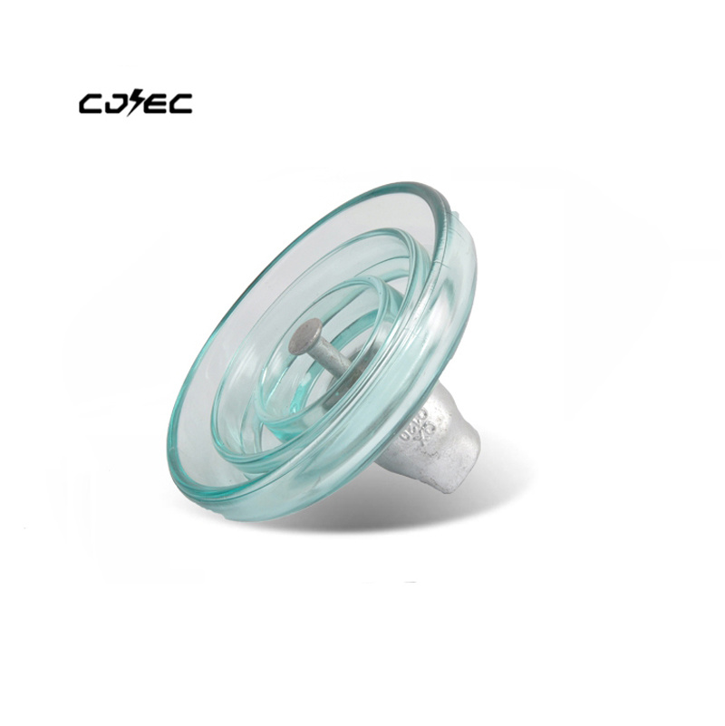 120KN anti-fog glass disc insulator for high voltage