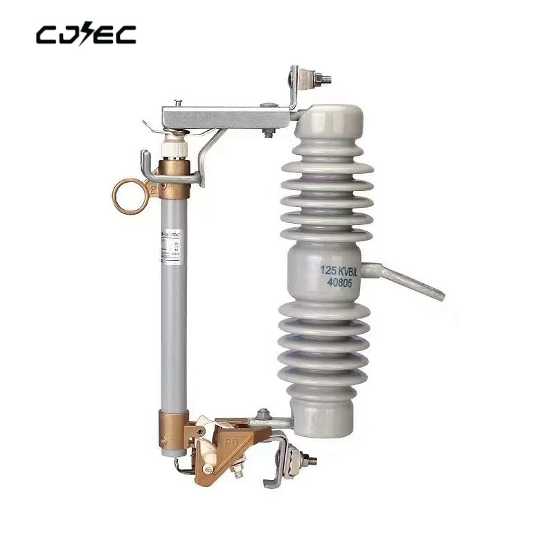 Outdoor Pole Mounted High Voltage Porcelain Drop-out Fuse Cutout with Arc Distinguisher