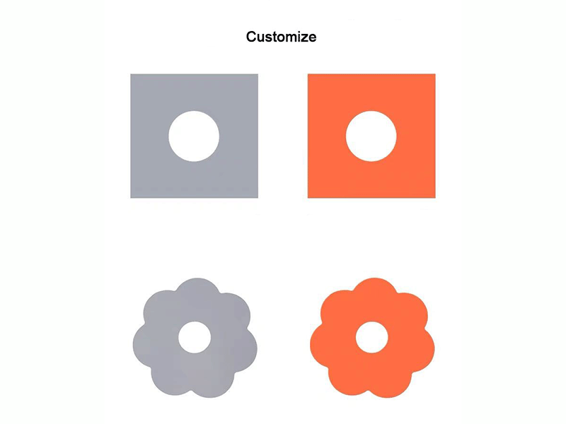 Customize silicone coated fiberglass gas stove mat