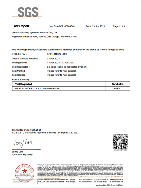 USFDA 21 CFR175.300-Toal Extractives