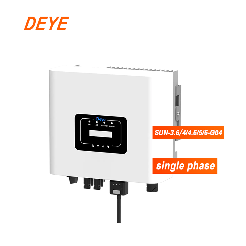 Deye On Grid Energy Storage Inverter Single Phase 3.6-6kw