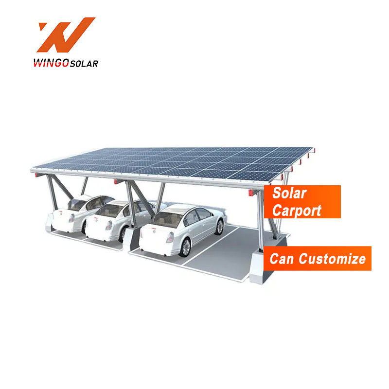 Wingo Solar Carport for Homes and Businesses Supporting Customization