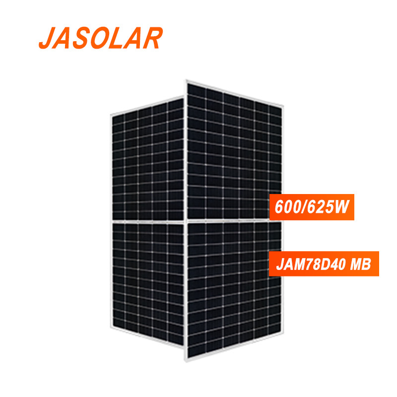 JA High Efficiency 210mm Half Cell Bifacial Mono Solar Panel 600W 625W