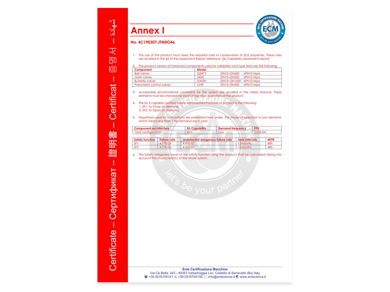 證書