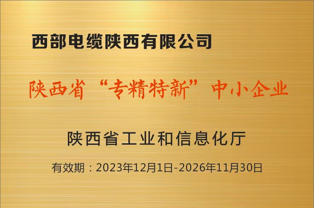 陕西省“专精特新”中小企业