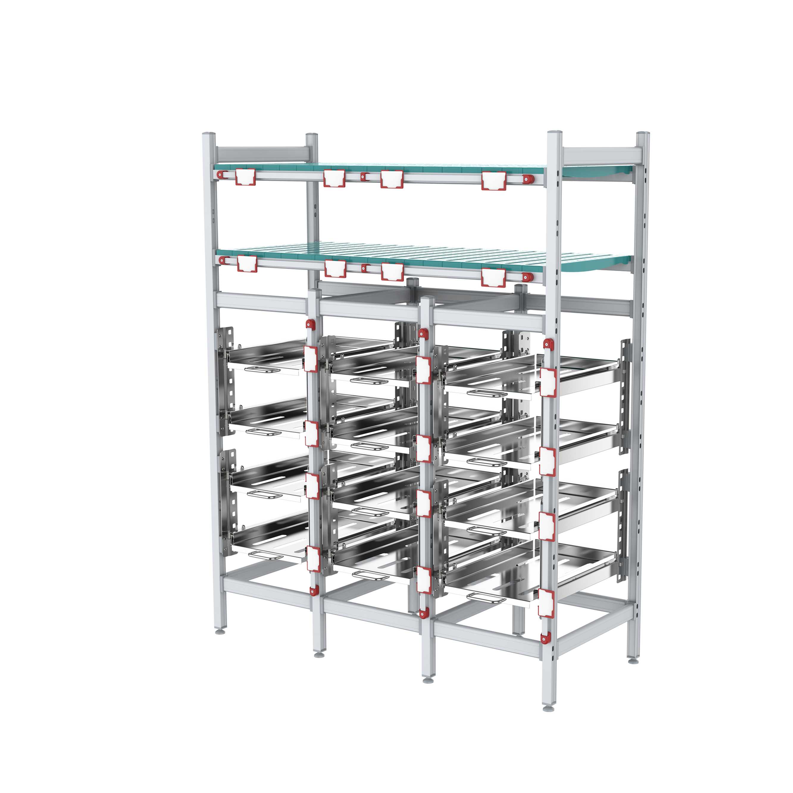 Sterile Shelving - Tray and Shelf Type
