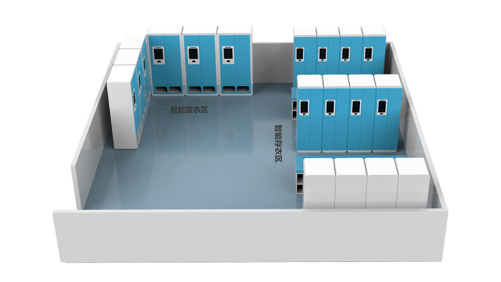 Hair and clothing storage area