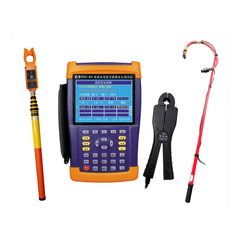 High and low voltage current transformer ratio tester