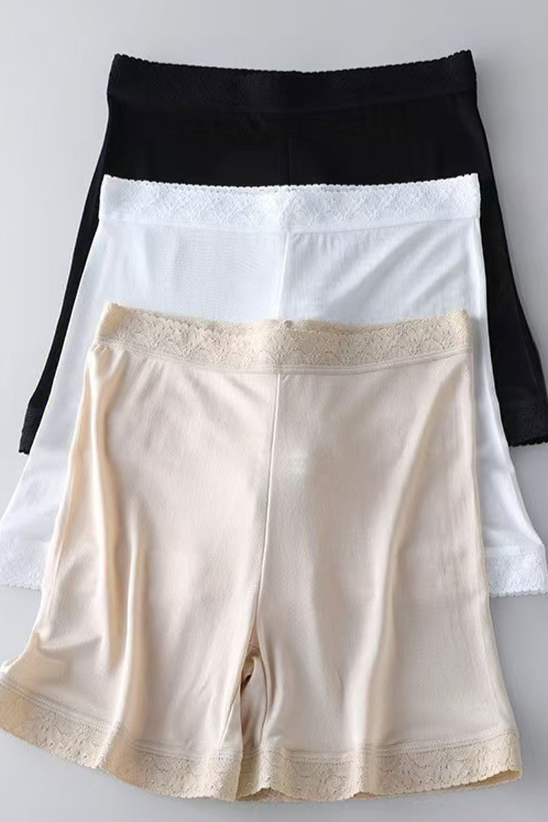 Women's Silk Under-Skirt Shorts Mid-thigh Leggings