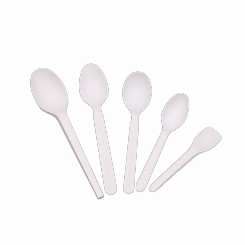 Bio-degradable plastic spoon