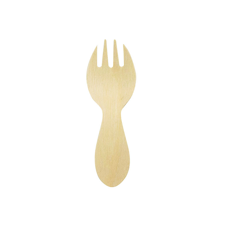 80mm Wooden Spork