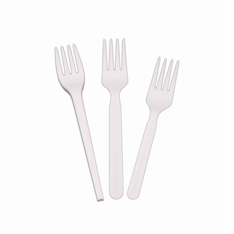 Bio-degradable plastic fork