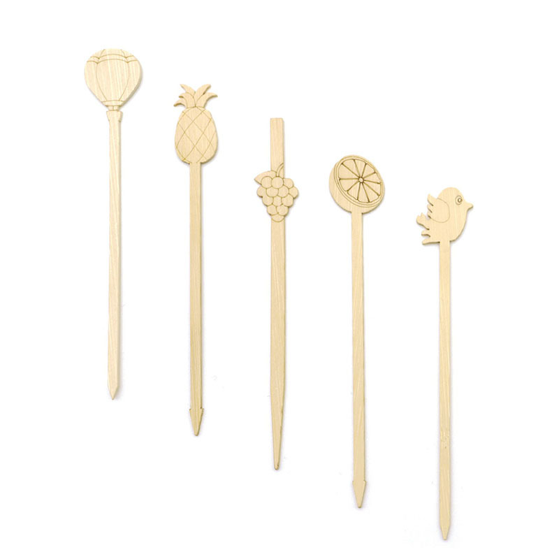 95mm Bamboo Fruit Skewer