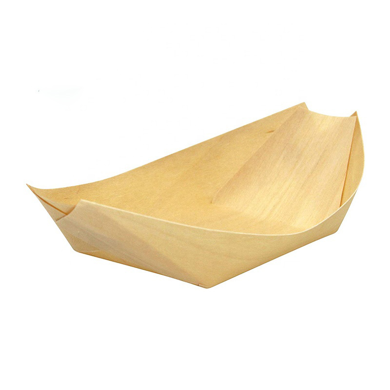 115mm Wooden Sushi Boat