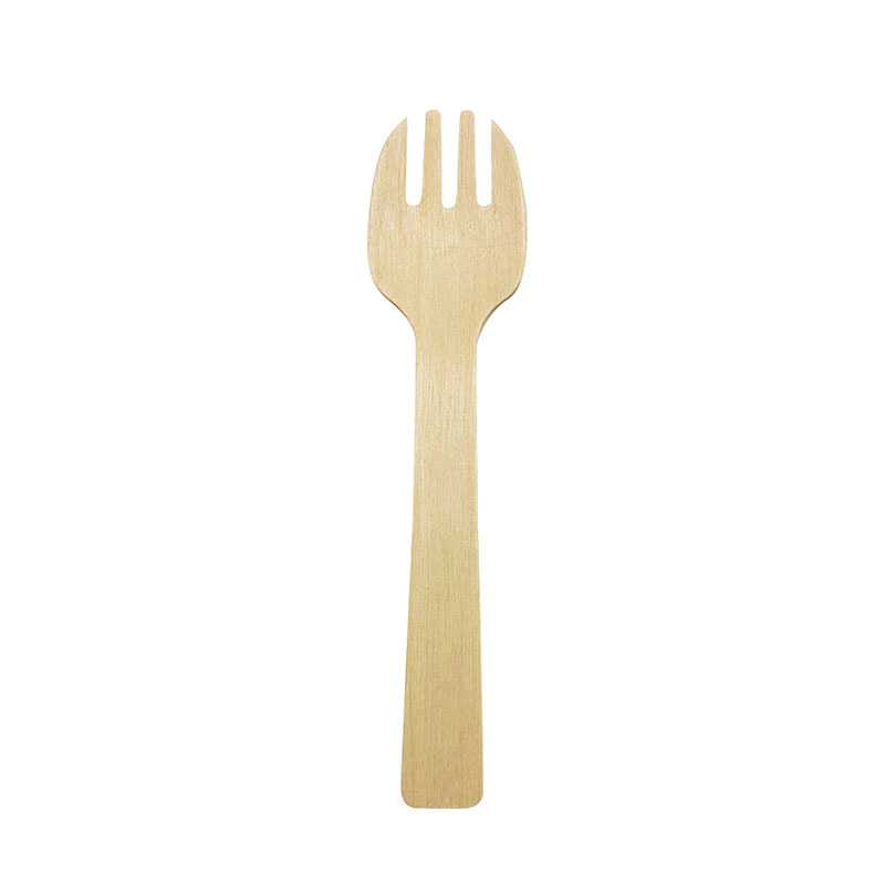 106mm Wooden Spork(Shape 1)