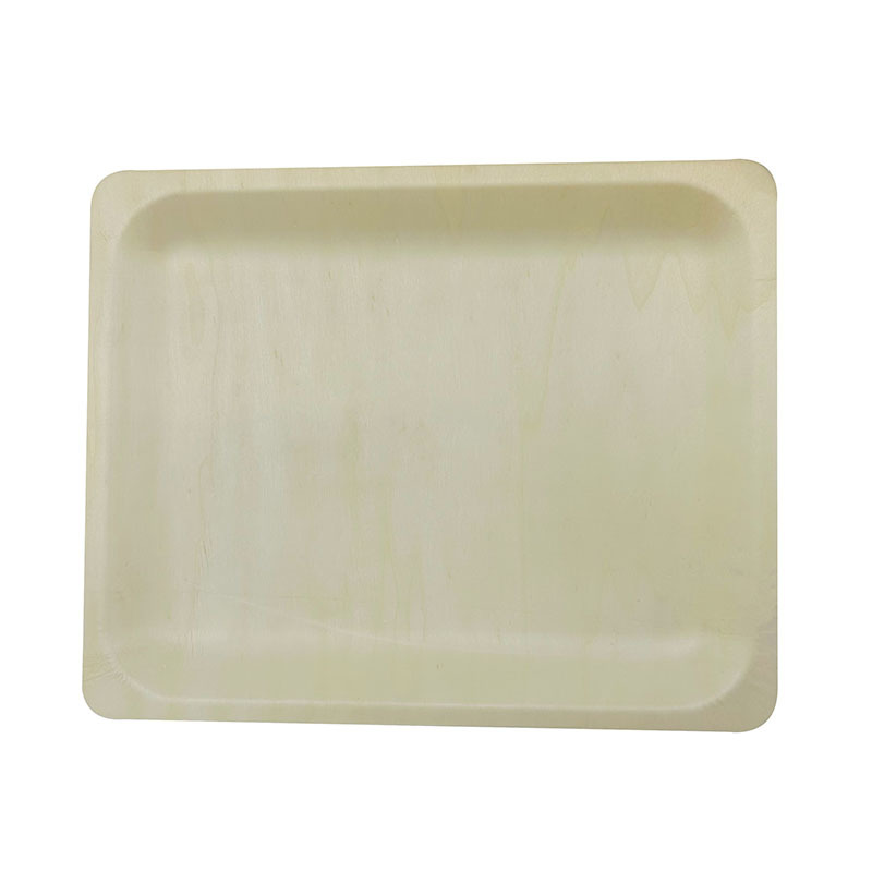 200mm Wooden Rectangle Plate